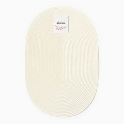 Салфетка сервировочная Доляна Овал, цв.молочный, 45*30 см  фото 3