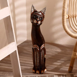 Сувенир «Кошка», 60 см, дерево