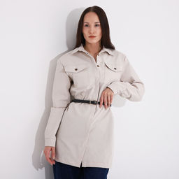 Ремень женский, ширина 1.4 см, пряжка металл, цвет тёмно-серый - Simaland фото 3