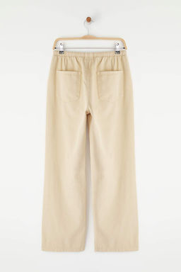 Tas Beli Lastikli Yuksek Bel Wide Leg Jeans TWOSS25JE00303 - Trendyolmilla фото 2