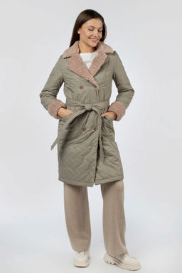 05-2114 Куртка женская зимняя (пояс)