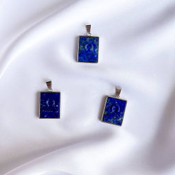 Кулон со знаком зодиака Весы из Лазурита - Радуга самоцветов фото 2