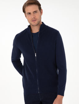 Lacivert Slim Fit Fermuarl_ Triko H_rka - Pierre cardin фото 3