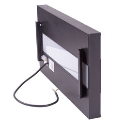 ULO-K16B 2x16W/4000K/L50 5W/RGB IP44 BLACK Светильник линейный светодиодный подвесной с фоновой подсветкой. Белый свет (4000К). Алюминий. Цвет черный. TM Uniel