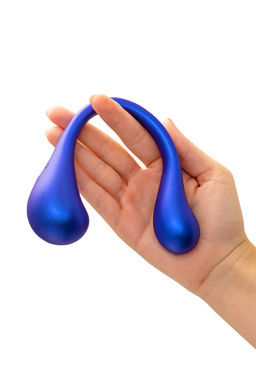 Многофункциональный вибратор LEroina APP ETERN с пультом и APP, силикон, синий, 23 см