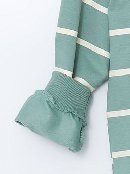 Bisiklet Yaka Bask?l? K?z ?ocuk Sweatshirt - Waikiki фото 2