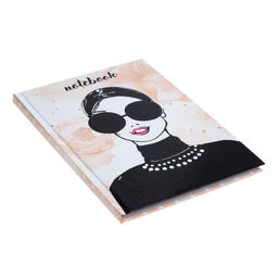 Колледж-тетрадь в твердой обложке 7БЦ, А5, 80 листов, Фешн очки, блок в клетку, глянцевая ламинация - Calligrata фото 2