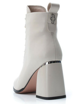 PCS125-2 BEIGE Ботинки демисезонные женские (натуральная кожа, байка) - Фабричный китай фото 7