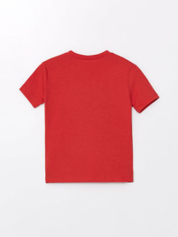 Bisiklet Yaka K?sa Kollu Bask?l? Erkek Bebek Ti??rt - Waikiki фото 2