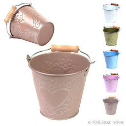 Кашпо 10,5х7х9 см / LH220307-3 /уп 270/цветное