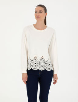 Ekru Comfort Fit Sweatshirt
