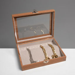 Шкатулка для украшений Amaya, 12 крючков, 20×15×4.5