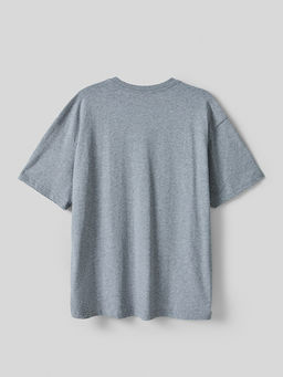 Футболка базовая прямая мужская серая - Mark formelle фото 7