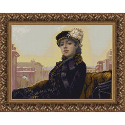 Рисунок на ткани (Бисер) КОНЁК арт. 9766 Незнакомка 29х39 см