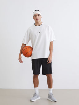 Bisiklet Yaka K?sa Kollu Erkek Sweatshirt