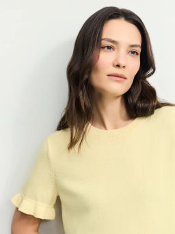 Джемпер с коротким рукавом из вискозы / Zarina