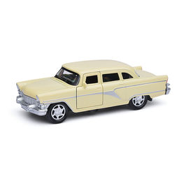 Машина металл ГАЗ-13 "Чайка" 12 см. (откр. двери, светло-желтый) инерц., в коробке