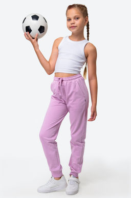 Детские брюки-джоггеры из футера Happy Fox  фото 11