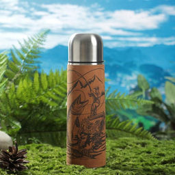 Набор Русская рыбалка, термос 500 мл, кружка 2 шт - Mode forrest фото 4