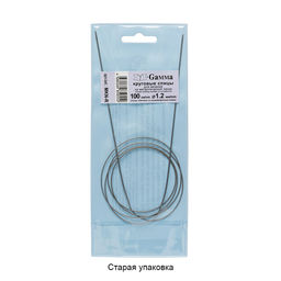 Спицы GAMMA круговые MKN-R сталь d 1.2 мм 100 см 1 шт с металлической леской фото 5