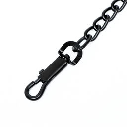 Поводок металлический, 120 см х 4 мм, черный - Пижон фото 4