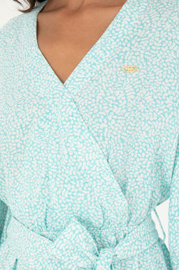 Женское мятное тканое платье - U.s. polo assn фото 6