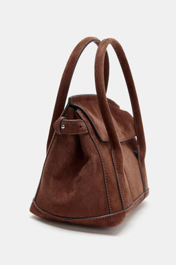 LEATHER MINI CITY BAG - Zara фото 15