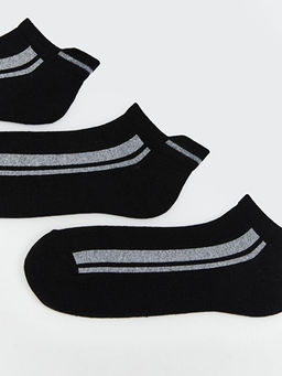 Desenli Erkek Patik ?orap 3l?