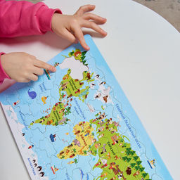 Пазл планшетный "Карта мира"