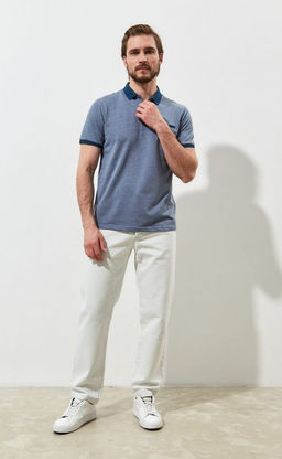 Футболка-поло P311-07-05 jeans