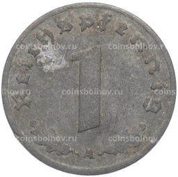 Монета 1 рейхспфенниг 1942 года A Германия