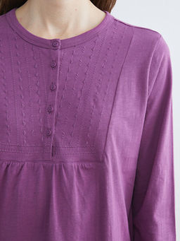 Bisiklet Yaka Nak??l? Bluz