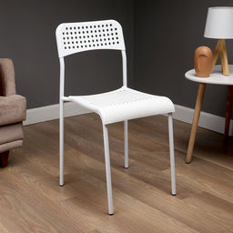 Стул сетчатый, с перфорацией, 380×400×900 мм, белый
