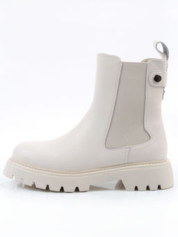 04-PAT17-2Z MILK Ботинки зимние женские (натуральная кожа, 100% шерсть)