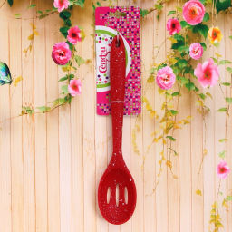 Цена за 2 шт. Ложка кухонная силиконовая с прорезями "Bon appetit"