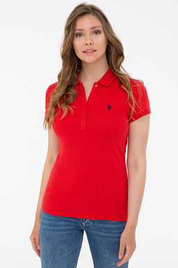 Kad_n K_rm_z_ Basic Polo Yaka Ti__rt