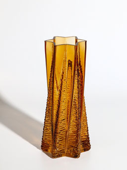 Ваза «Флоранс», 25×11×9 см, стекло, коричневая