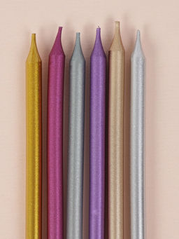 Свечи для торта Высокий Ройс, 6 шт., разноцветные - Страна карнавалия фото 4