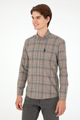 Мужская рубашка с длинным рукавом Stone - U.s. polo assn фото 3