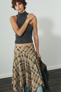 WOOL SLEEVELESS JUMPER WITH SIDE PLEATS - Zara фото 15