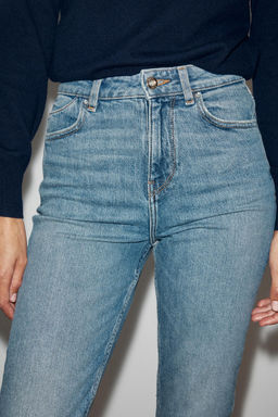 JEANS Z1975 MOM FIT TIRO ALTO / ?ndigo - Zara фото 5