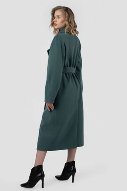 01-12216 Пальто женское демисезонное (пояс) - El podio фото 11