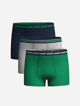 Bask?l? Erkek ?ocuk Boxer 3l?