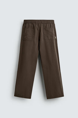 PANTAL?N RELAXED FIT ESPIGA / Marr?n - Zara фото 8