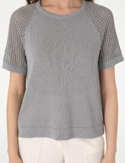 Gri Regular Fit Kazak