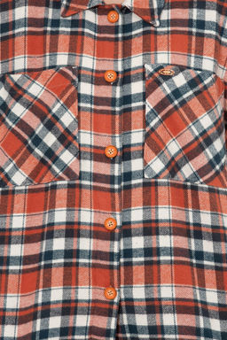 Женская красная джинсовая рубашка - U.s. polo assn фото 6