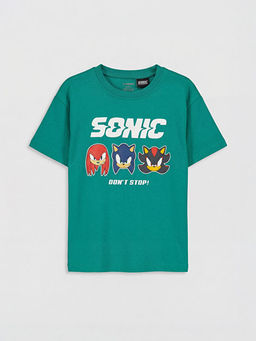 Sonic Bask?l? Erkek ?ocuk ?ortlu Tak?m