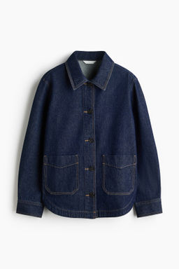Chaqueta camisera en denim - H&m фото 3
