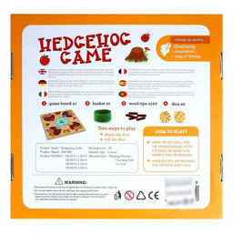 Детская развивающая доска для счёта «Ёжики» 30.5×30.5×1 см