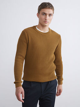 Bisiklet Yaka Erkek Triko Kazak